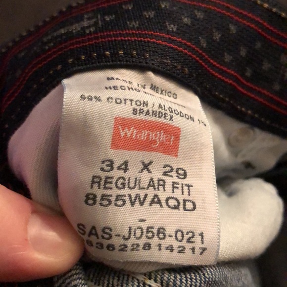 Wrangler 34x29 Regular Fit Jeans - Picture 5 of 5